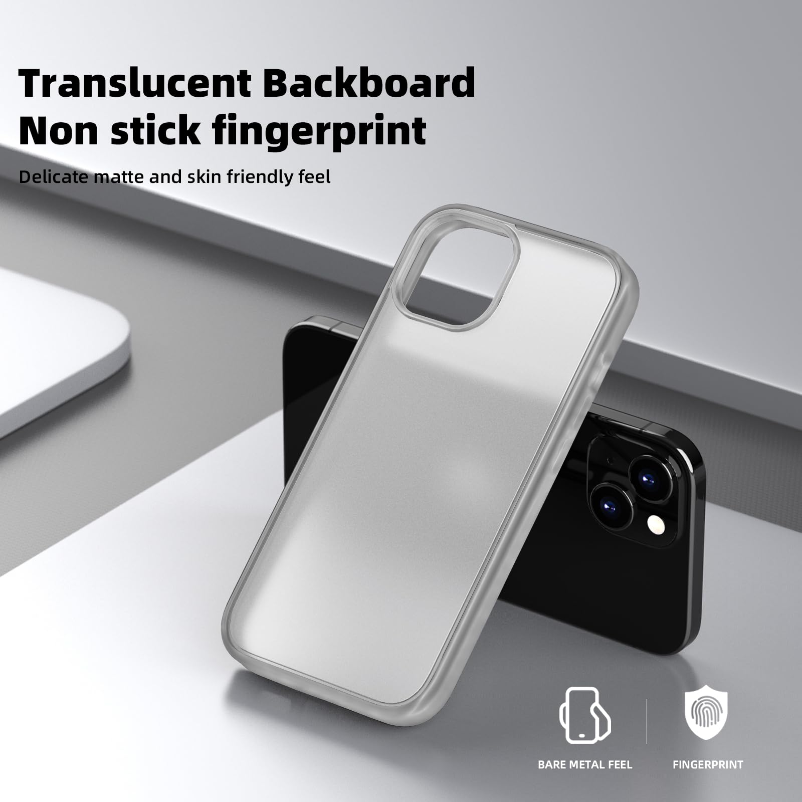 Premium Shockproof iPhone 15 Case - Clear Drop Protection Cover with Anti-Yellowing & Non-Marking Back | Raised Edge Screen & Camera Protection | Unisex Design for Everyday Use & Outdoor Activities
