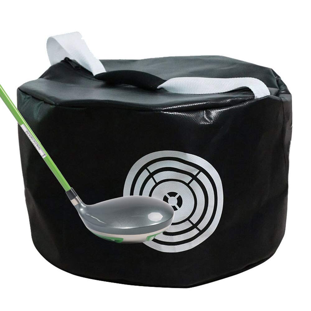 HOW TRUE Golf Smash Bag Swing Trainer - Portable Impact Golf Training Aid for Indoor/Outdoor Practice | Improve Accuracy & Power for Driving Range & Backyard Drills