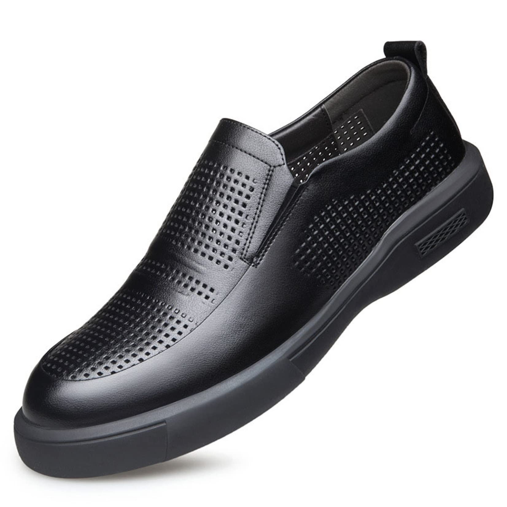 Breathable PU Leather Men's Dress Shoes - Comfortable Loafers & Oxfords for Business & Casual Wear | Perfect for Office, Driving & Formal Occasions
