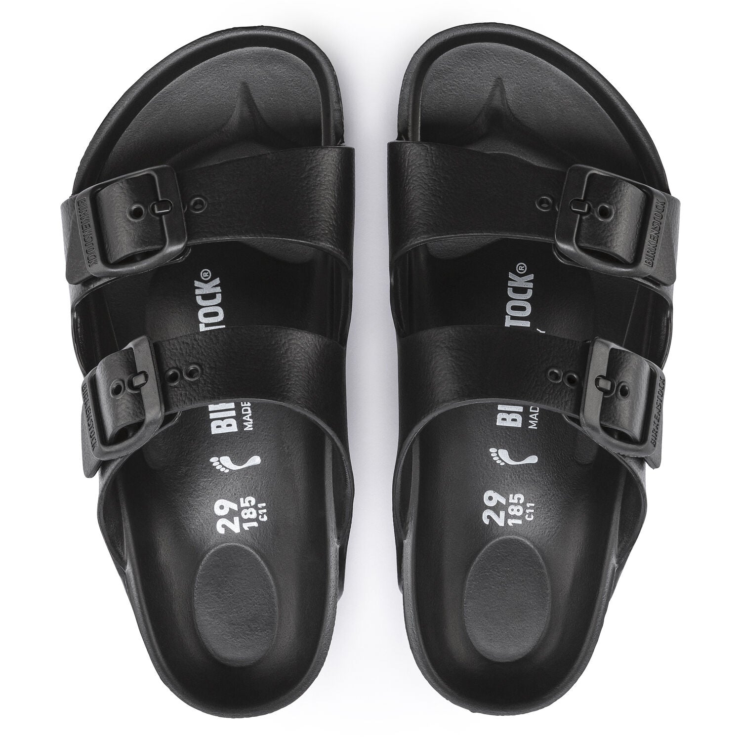Birkenstock Arizona Essentials EVA Sandals for Kids - Black | Comfortable & Durable Waterproof Slides for Beach, Pool & Outdoor Play