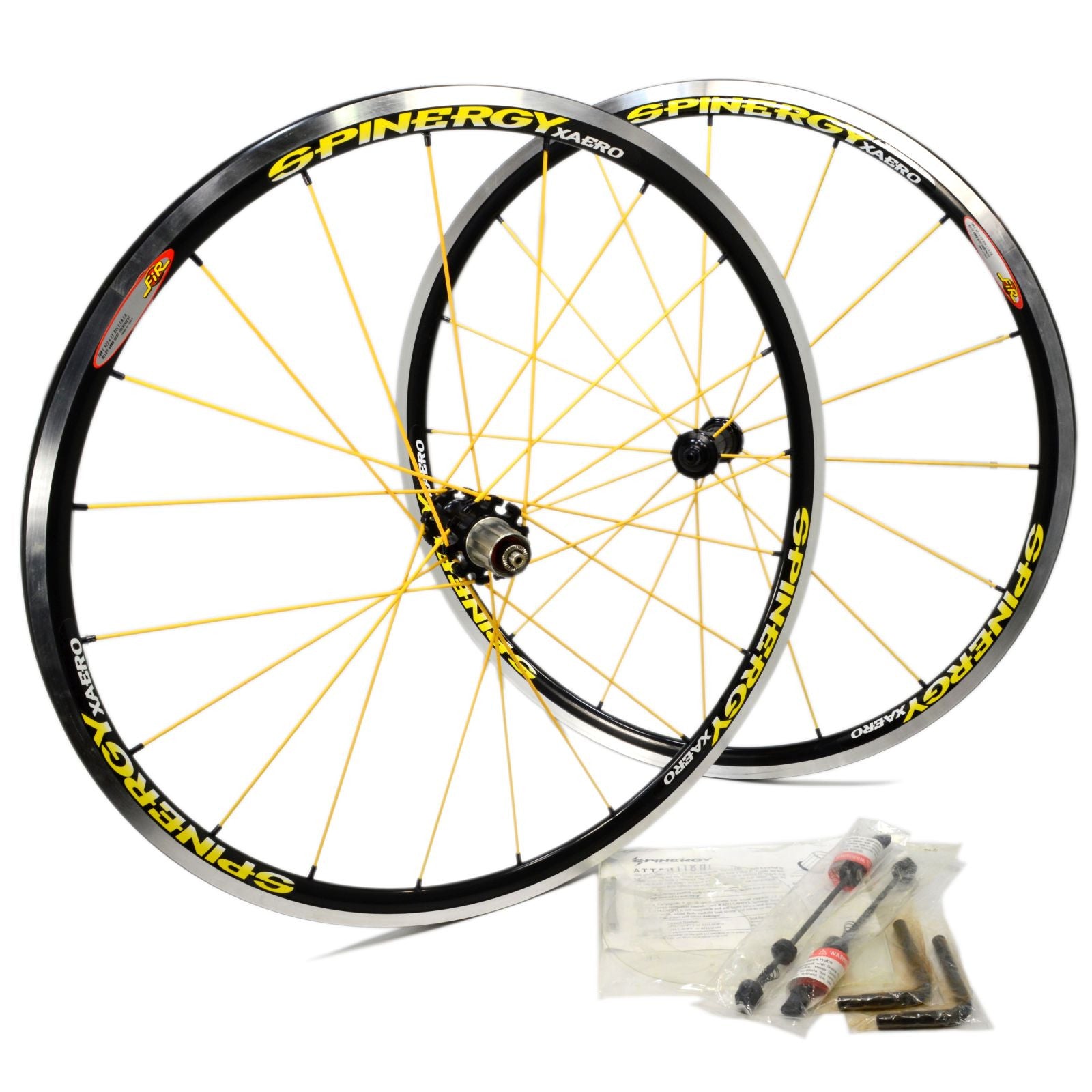 Spinergy XAero Road Bike Wheel Set - 700C 622x13 Alloy 6000 - Pair of 2 Wheels - New in Box - Perfect for Road Racing, Triathlons & Performance Cycling