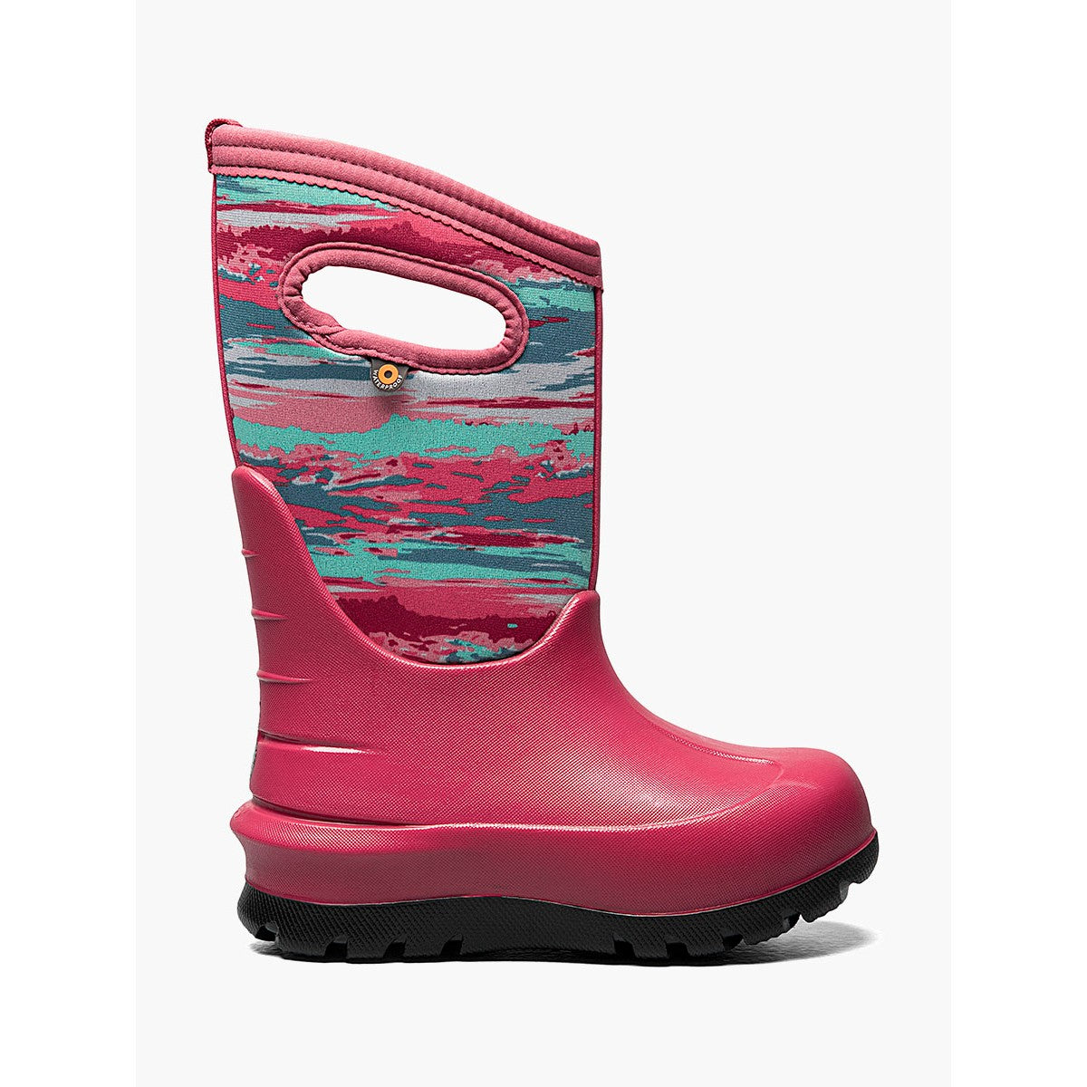 BOGS Berry Multi Sunset Neo Classic Boots - Waterproof Winter Boots for Women, Comfortable & Warm Snow Boots - Perfect for Hiking, Snowy Weather, and Outdoor Adventures
