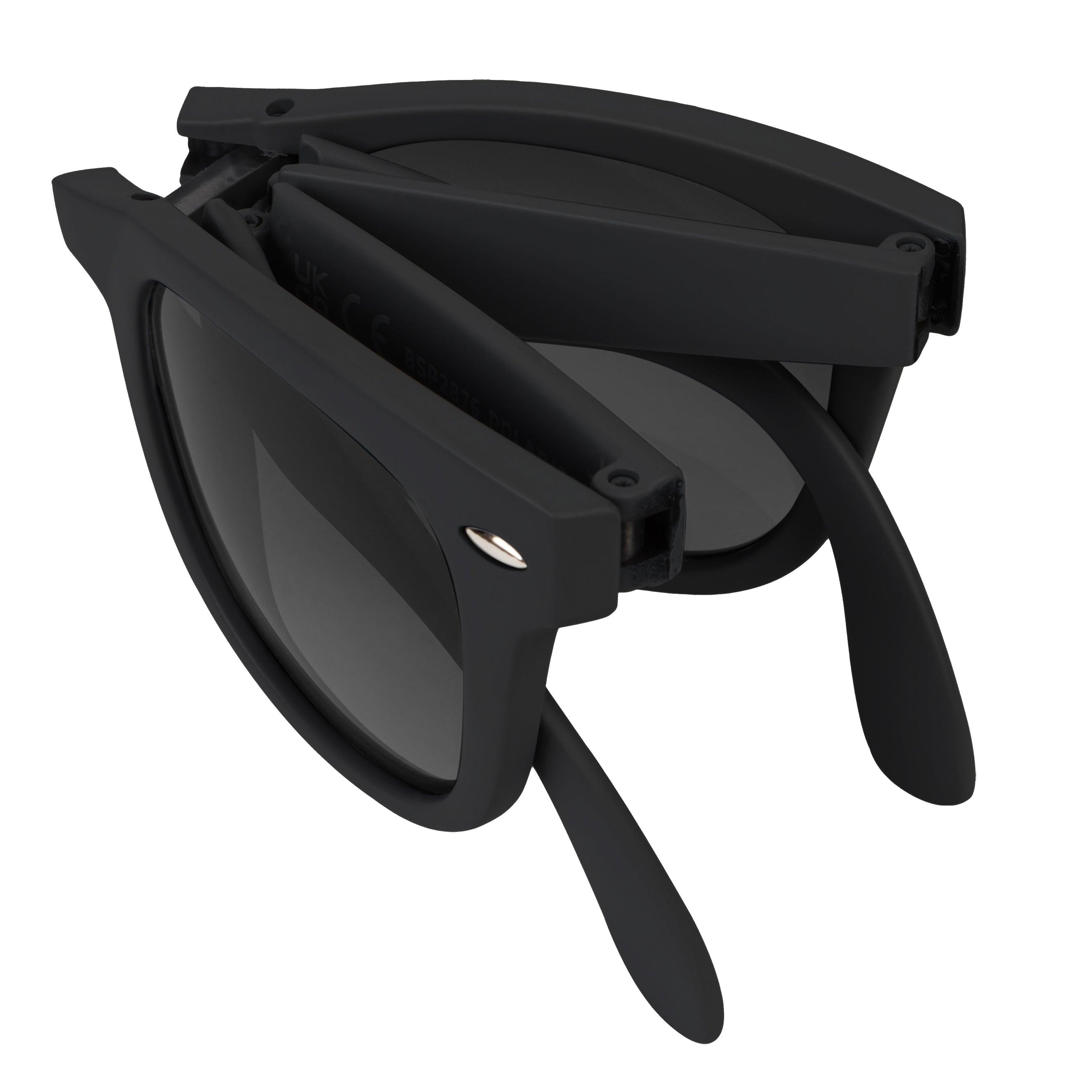 Polarized Folding Sunglasses for Men & Women - UV Protection, Lightweight & Portable - Perfect for Travel, Driving, and Outdoor Activities