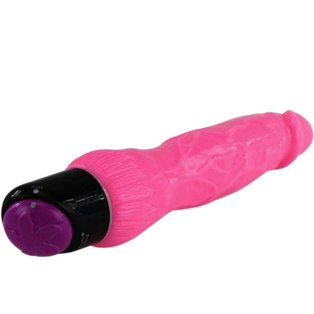 Realistic Pink Vibrator - 24cm Silicone Adult Toy for Couples & Solo Play - Waterproof & Rechargeable for Ultimate Pleasure - Perfect for Bedroom Fun & Spicing Up Relationships