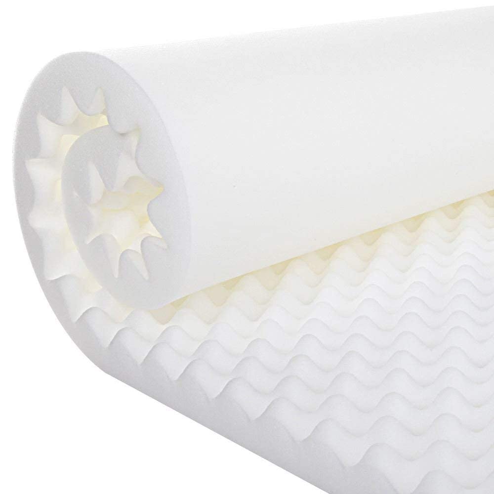 Gilbin Egg Crate Foam Mattress Topper - Twin XL Size 37