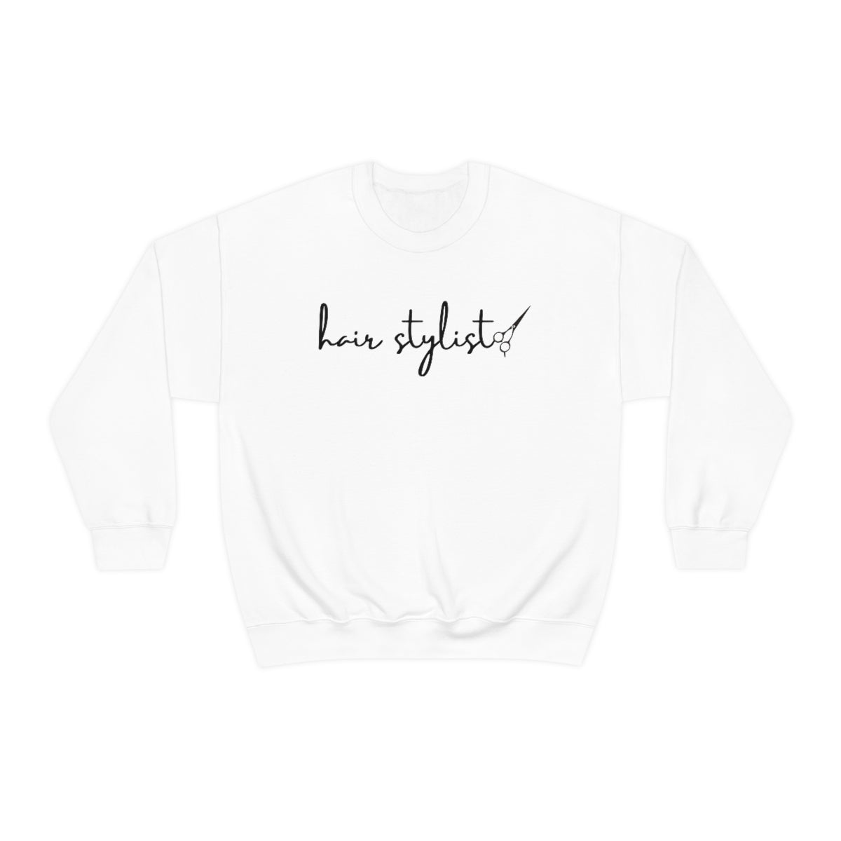 Stylish Hairstylist Crewneck Sweatshirt - Perfect Gift for Hair Stylists & Bridal Artists - Coffee Lover Apparel for Salon Professionals - Comfortable Work Shirt for Hairdressers
