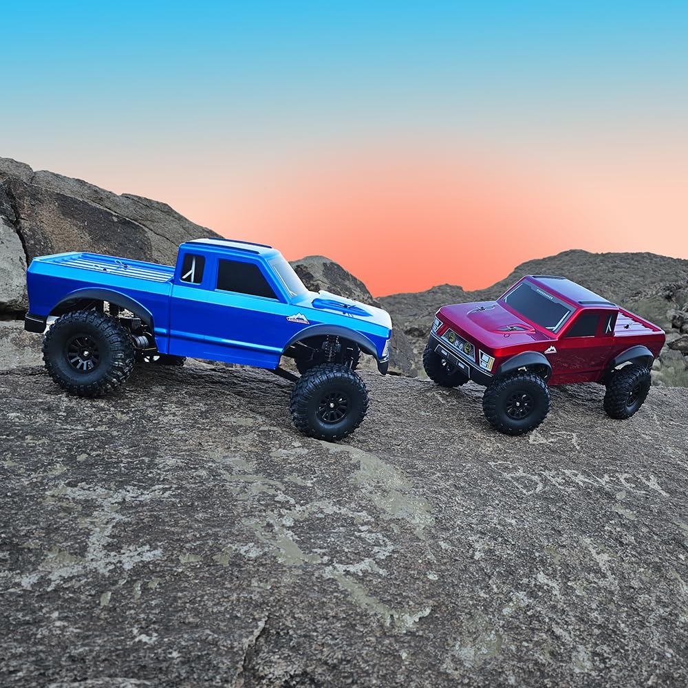 Danchee RidgeRunner 1/10 Scale 4WD Electric Rock Crawler RTR RC Truck - Blue - Off-Road Adventure, Trail Crawling & Backyard Fun for Adults & Kids
