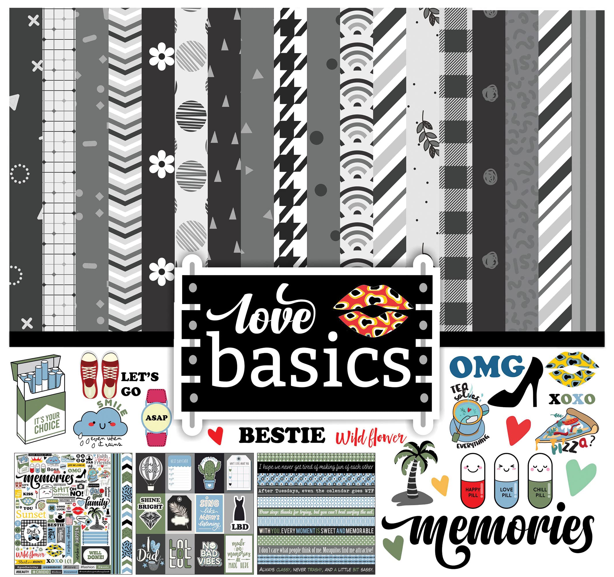 Double-Sided Scrapbook Paper Kit 12