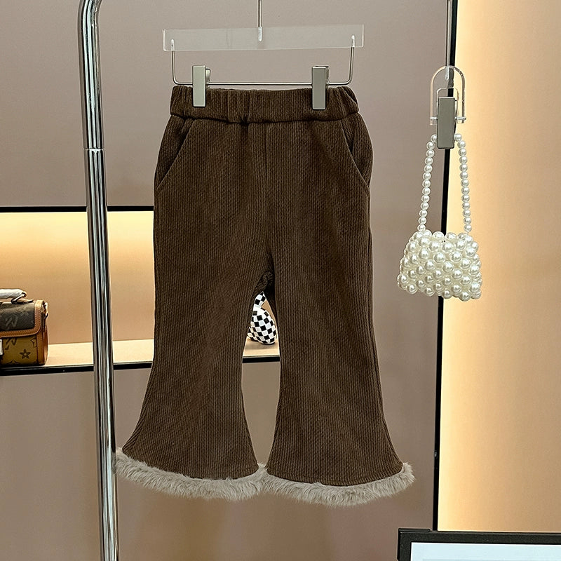 Adorable Baby Winter Warm Brown Two-Piece Outfit Set - Cozy & Stylish for Cold Weather, Perfect for Holidays & Outdoor Play