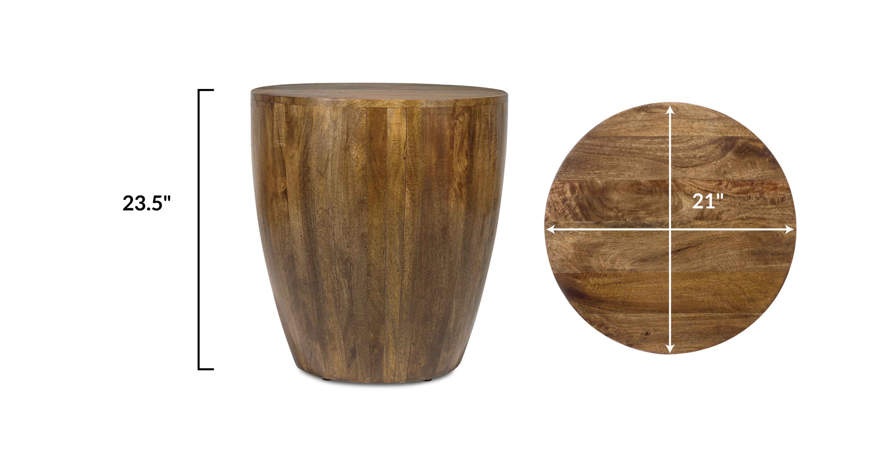 Modern Goa Side Table - Stylish & Functional Accent Table for Living Room, Bedroom, or Office - Perfect for Decor, Storage & Display