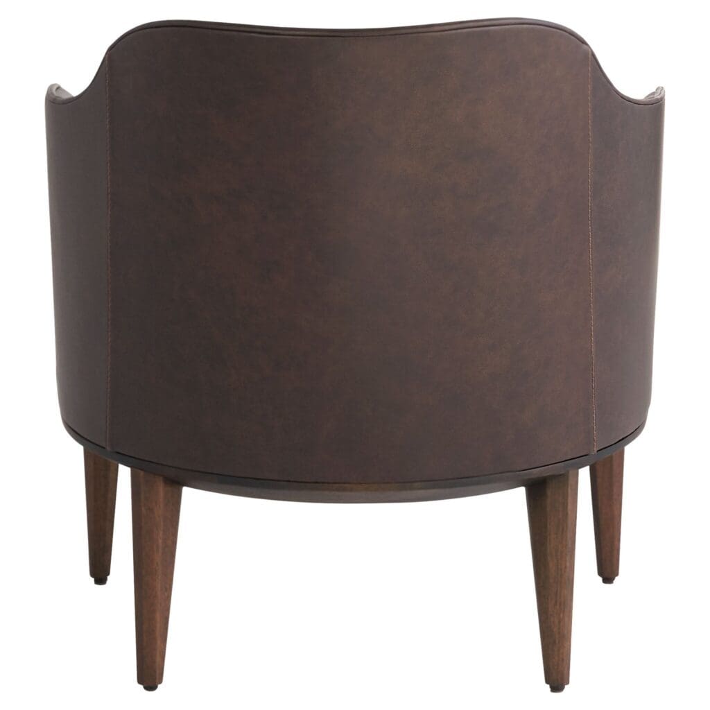 Cyan Design 11725 Agata Chair - Dark Brown Upholstered Dining Chair | Modern Farmhouse Style for Kitchen, Dining Room & Office
