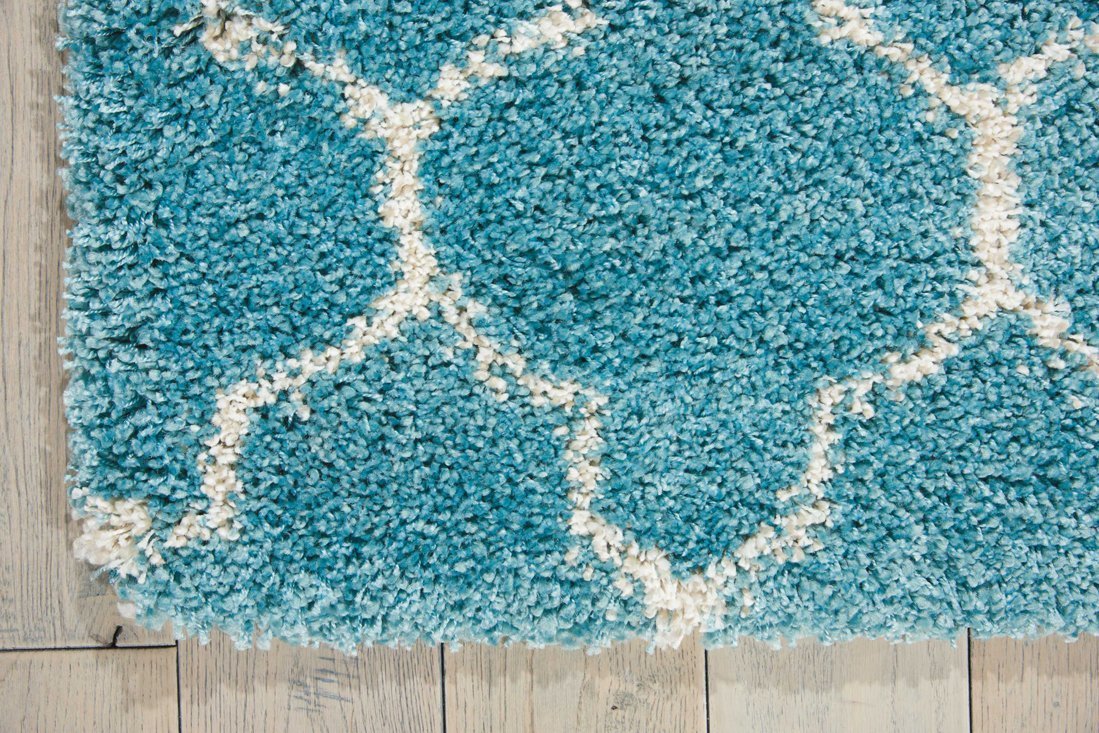 Nourison Amore Moroccan Aqua 2'2