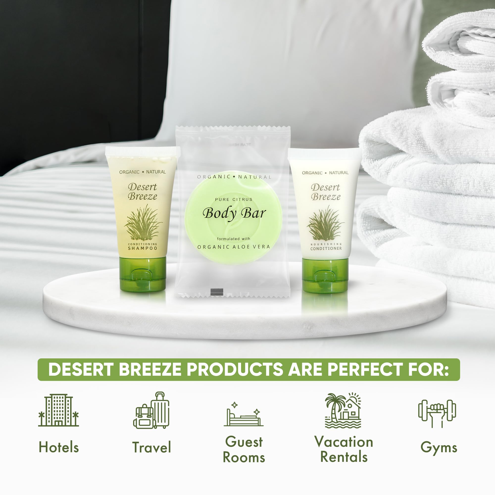 Bulk Soap and Toiletries Set - 150-Piece Hotel Amenities Kit with 1 oz Shampoo, Conditioner & Bar Soap | Travel Size Toiletries for Hotels, Vacation Rentals, Airbnbs & Guest Bathrooms | Perfect for Hospitality Businesses and Travelers