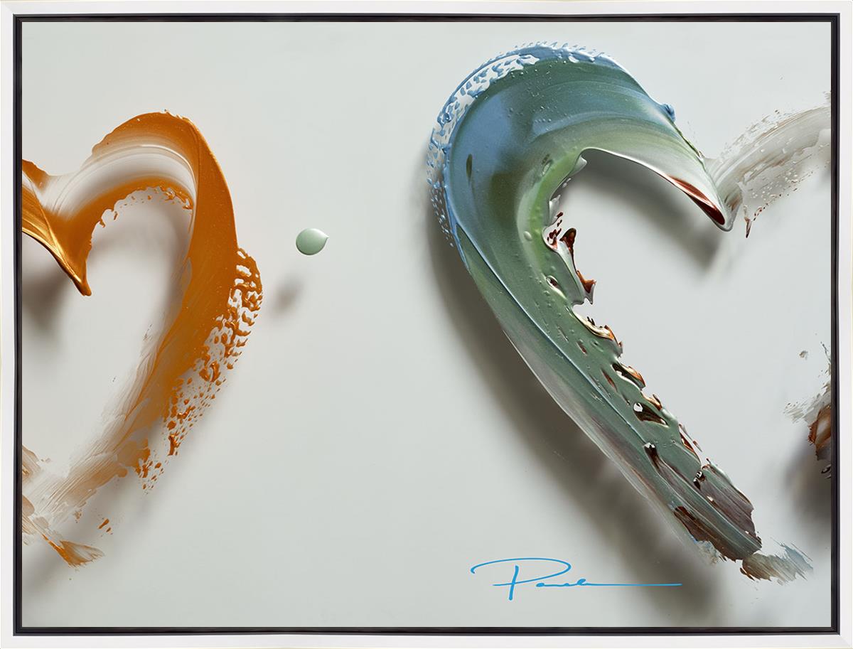2 Love Gallery Wrap Canvas - Romantic Home Decor for Bedroom, Living Room & Wedding Gifts - Premium Stretched Canvas Wall Art