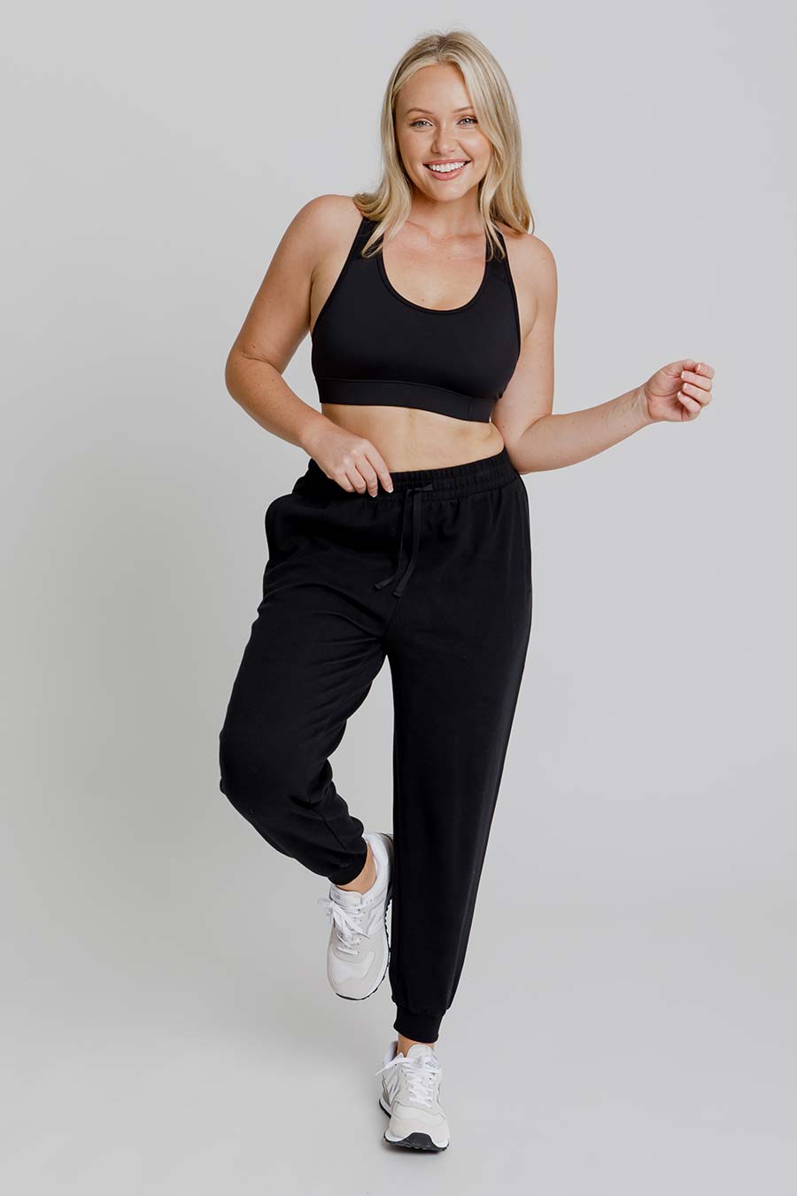 Reset Trackpants for Men - Comfortable Black Jogger Pants for Running, Gym & Casual Wear | Elastic Waist & Breathable Fabric