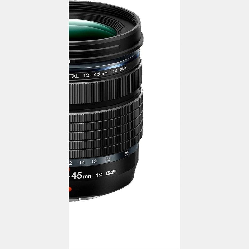 Olympus OM System M.Zuiko Digital ED 12-45mm f/4 PRO Lens - High Performance Micro Four Thirds Zoom Lens for Travel & Landscape Photography