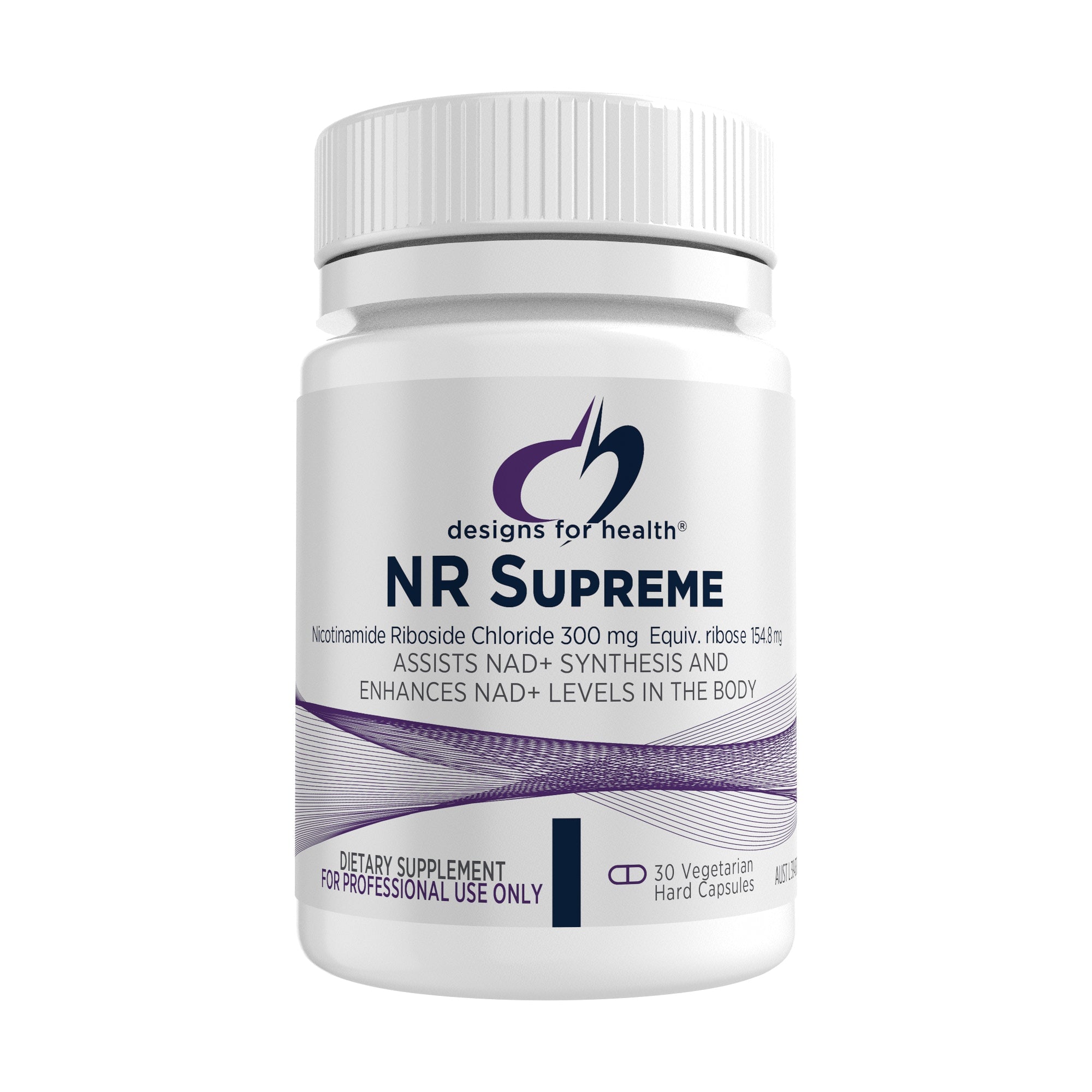 Designs for Health NR Supreme - Premium NAD+ Booster Supplement for Anti-Aging & Cellular Energy - Supports Brain Function & Metabolism - Ideal for Wellness Enthusiasts & Biohackers