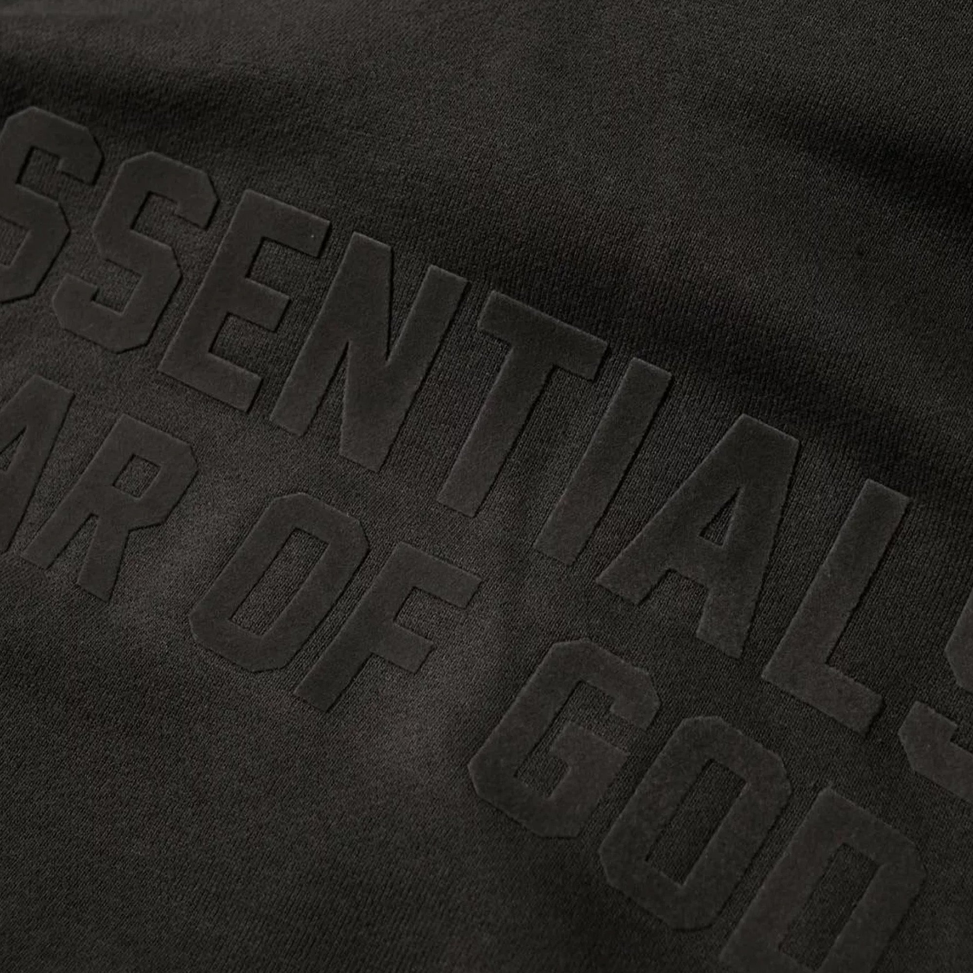 ESSENTIALS Pullover Hoodie 'Off Black' (2022) | Premium Cotton Fleece Sweatshirt for Men & Women | Perfect for Casual Wear, Gym, and Street Style