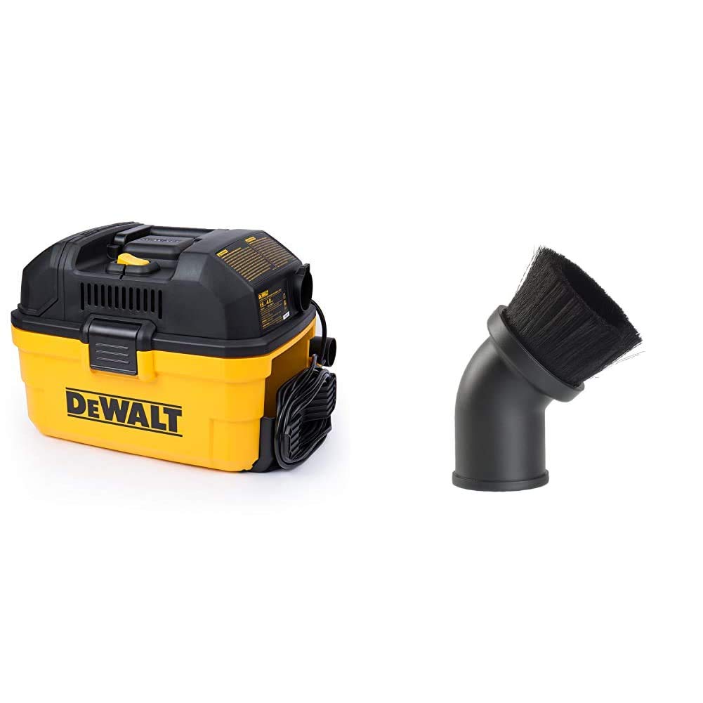 DEWALT 4 Gallon Wet/Dry Vacuum - Portable Workshop Vac for Cleaning