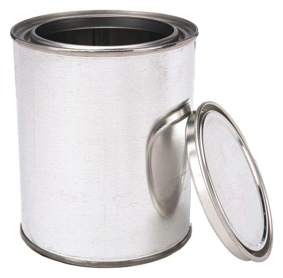 1 Quart Lab Paint Can - Tinplate Metal Container with Airtight Lid - Pack of 24 - Ideal for DIY Projects, Art Supplies & Chemical Storage