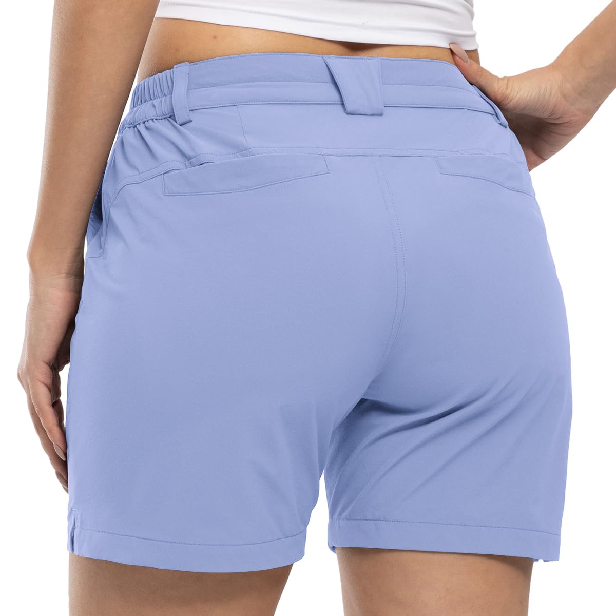 TBMPOY Women's Quick Dry Hiking Golf Running Shorts - Lightweight Athletic Cargo Shorts with Pockets for Outdoor Sports & Summer Activities | Perfect for Hiking, Golf, Running and Gym Workouts