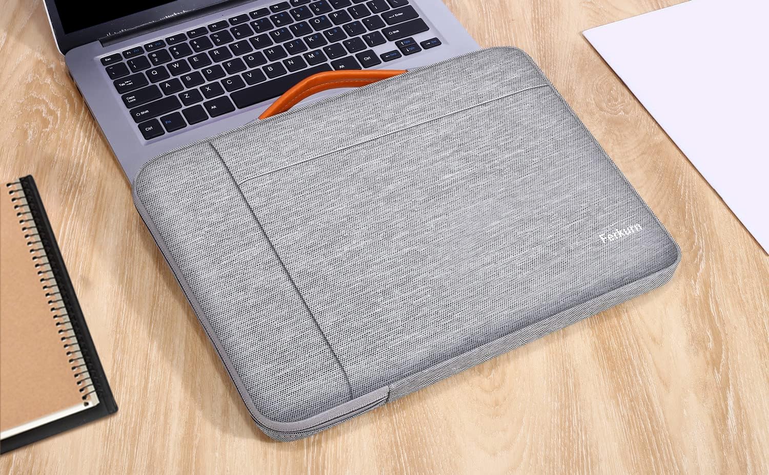 Ferkurn 15.6 Inch Waterproof Laptop Sleeve Case - Compatible with MacBook Air 15 M3/M2 (2023-2024), MacBook Pro 15/16 (2019-2023), HP Envy x360, Dell XPS 15, Lenovo, Asus - Perfect for Travel, Office & School Protection