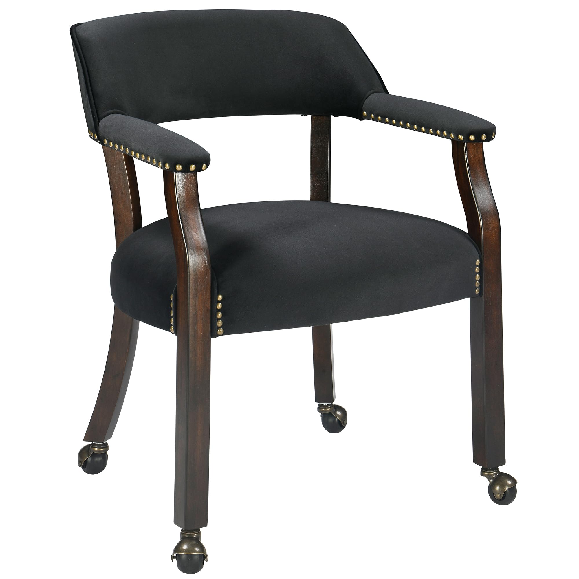 LEEMTORIG Large Rolling Dining Chairs with Casters - 26