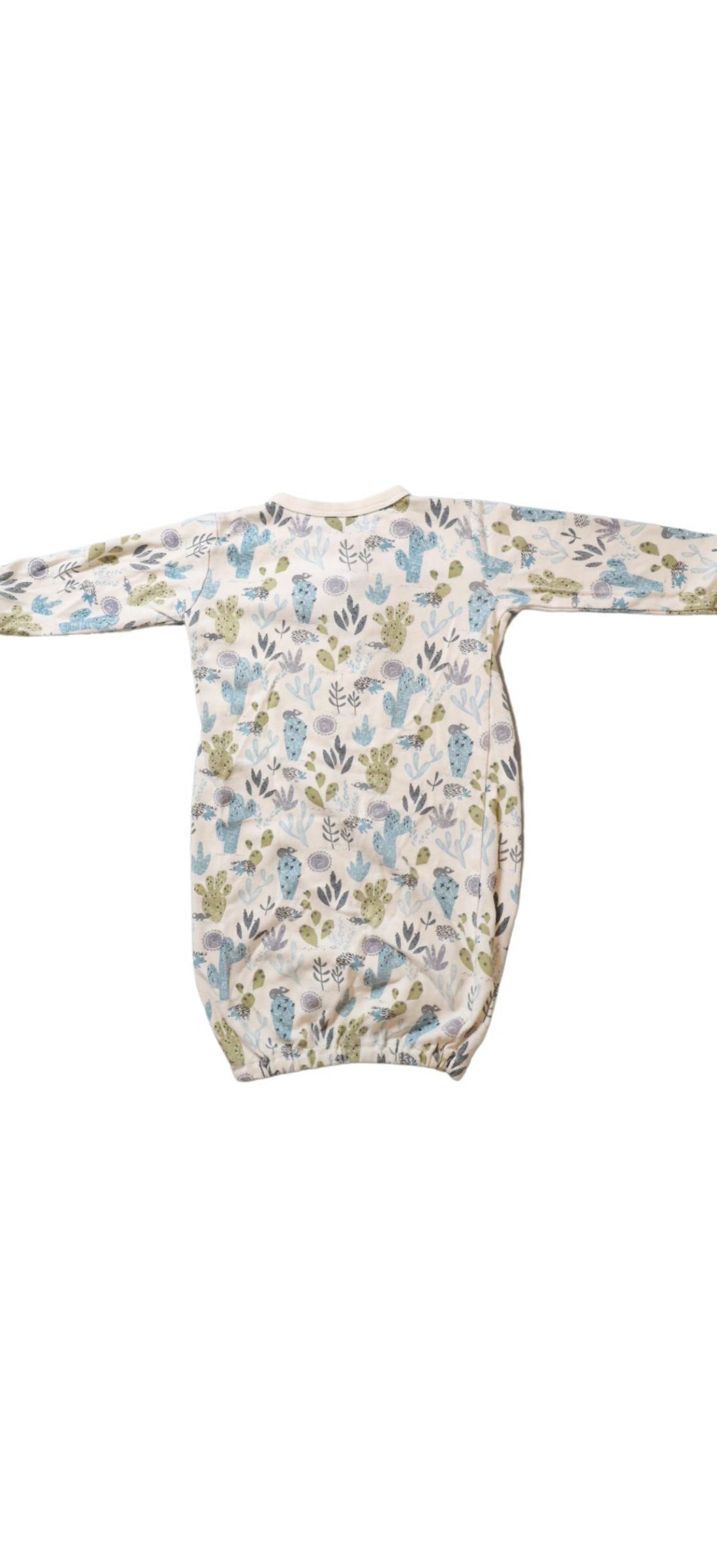 Apple Park Organic Cotton Sleep Gown for Babies 6-9 Months - Soft & Breathable Pajamas for Comfortable Nighttime Sleep & Nursery Time