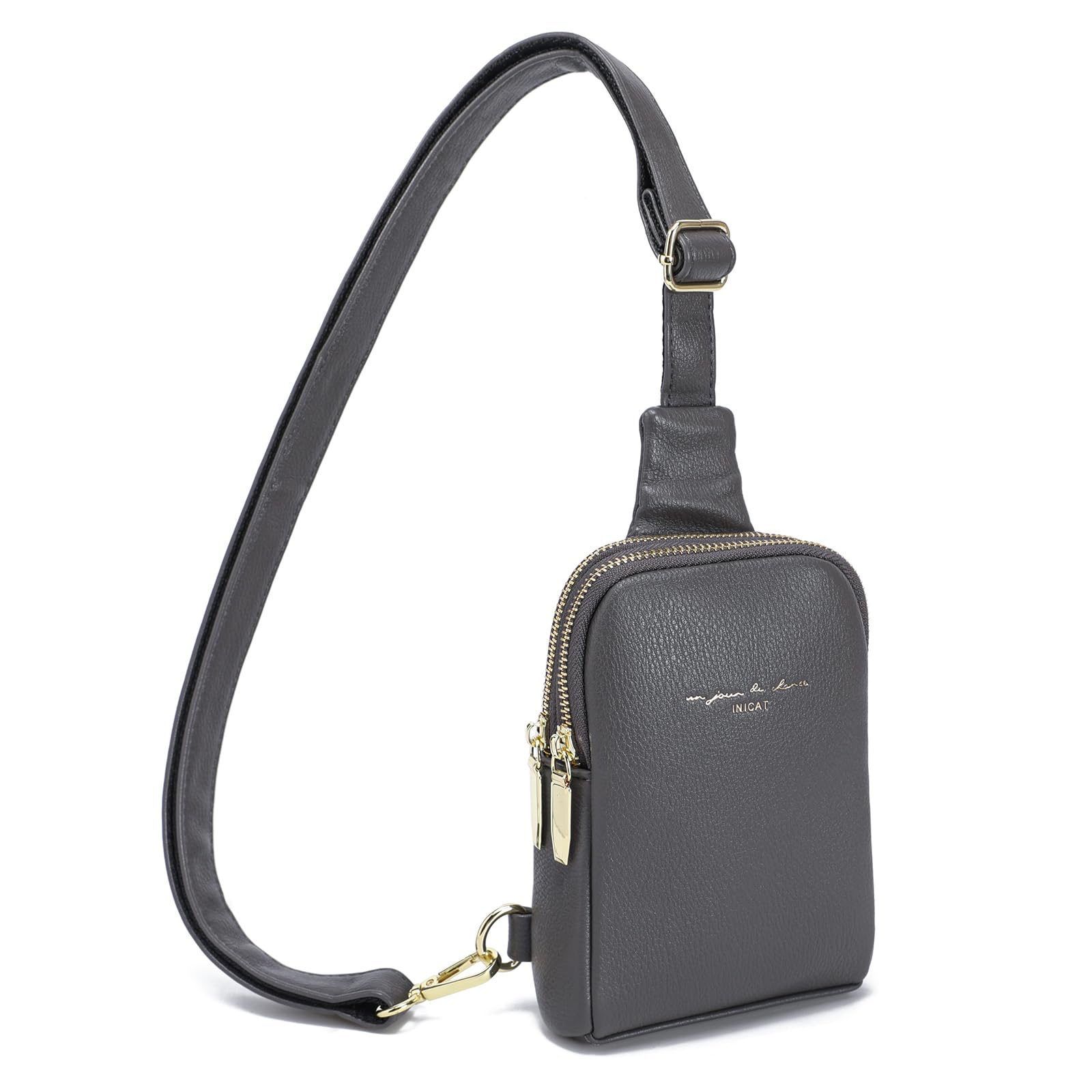 INICAT Genuine Leather Crossbody Bag for Women - Small Travel Sling Bag, Fashionable Fanny Pack Purse - Perfect for Daily Commute, Shopping & Travel Accessories