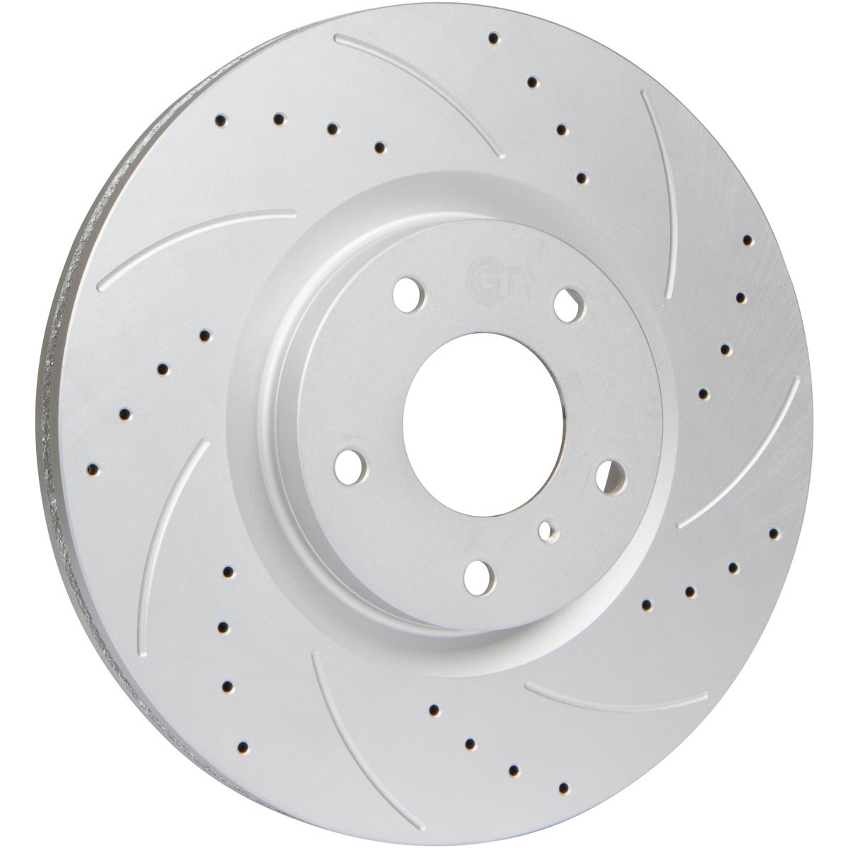 GT//Rotors Drilled & Slotted Brake Disc Rotors with Ceramic Pads Kit for Lexus IS250 2009-2013 & GS300 2006 - High Performance Braking System for Daily Driving and Track Use