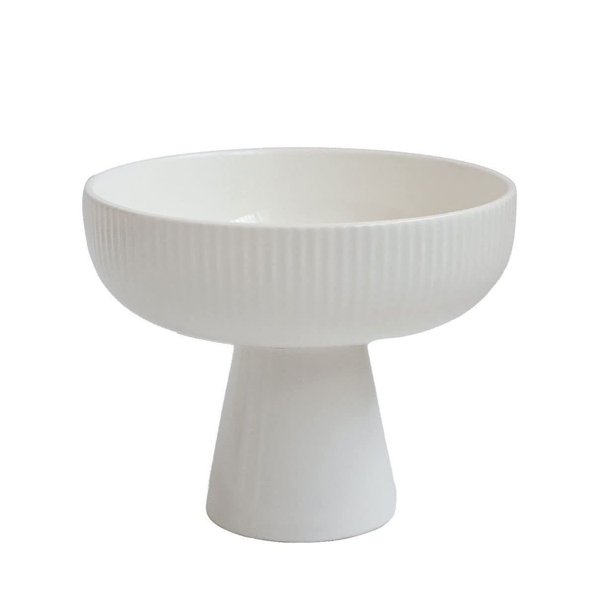 Khakho Mushroom-Shaped Ceramic Ice Cream Bowl - White Creative Ceramic Dessert Cup for Ice Cream, Yogurt & Parfait - Elegant Home Decor & Kitchenware for Parties, Gifts & Daily Use