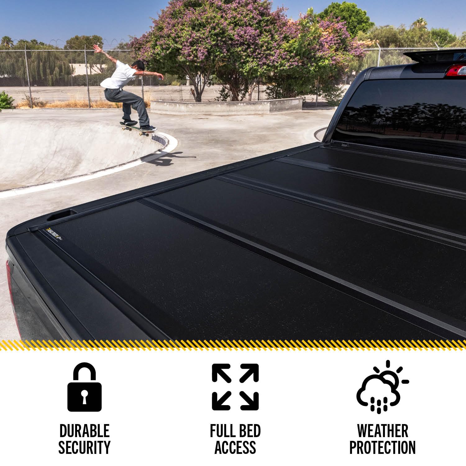 BAK BAKFlip G2 Hard Folding Truck Bed Tonneau Cover for 2007-2021 Toyota Tundra 5'7