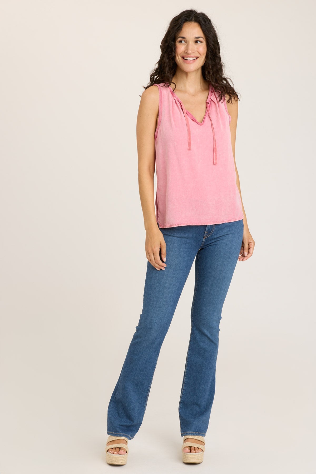Twill Antoine Tank Top for Women - Soft & Comfortable Casual Wear - Perfect for Summer, Yoga, and Everyday Outfits