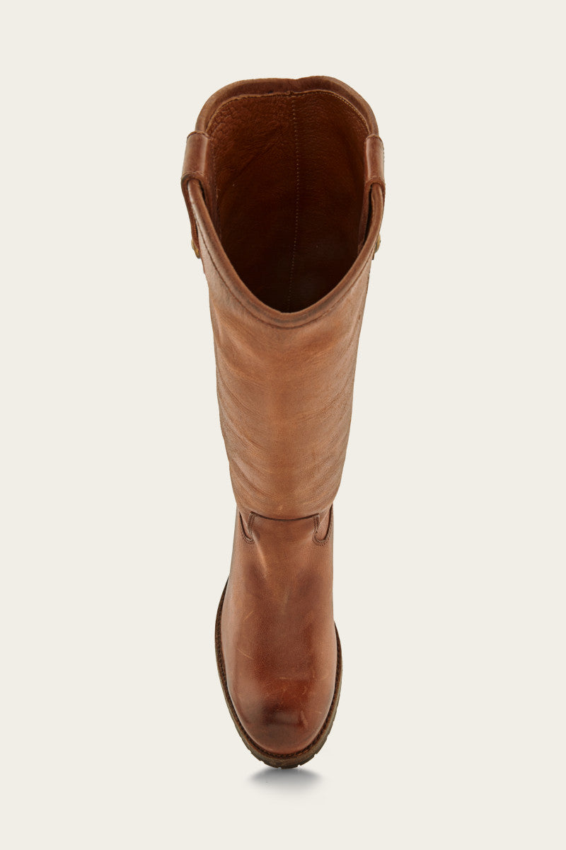 Melissa Button Lug Tall Boots - Vintage & Pre-Loved Women's Ankle Boots for Casual Outfits & Fall Fashion