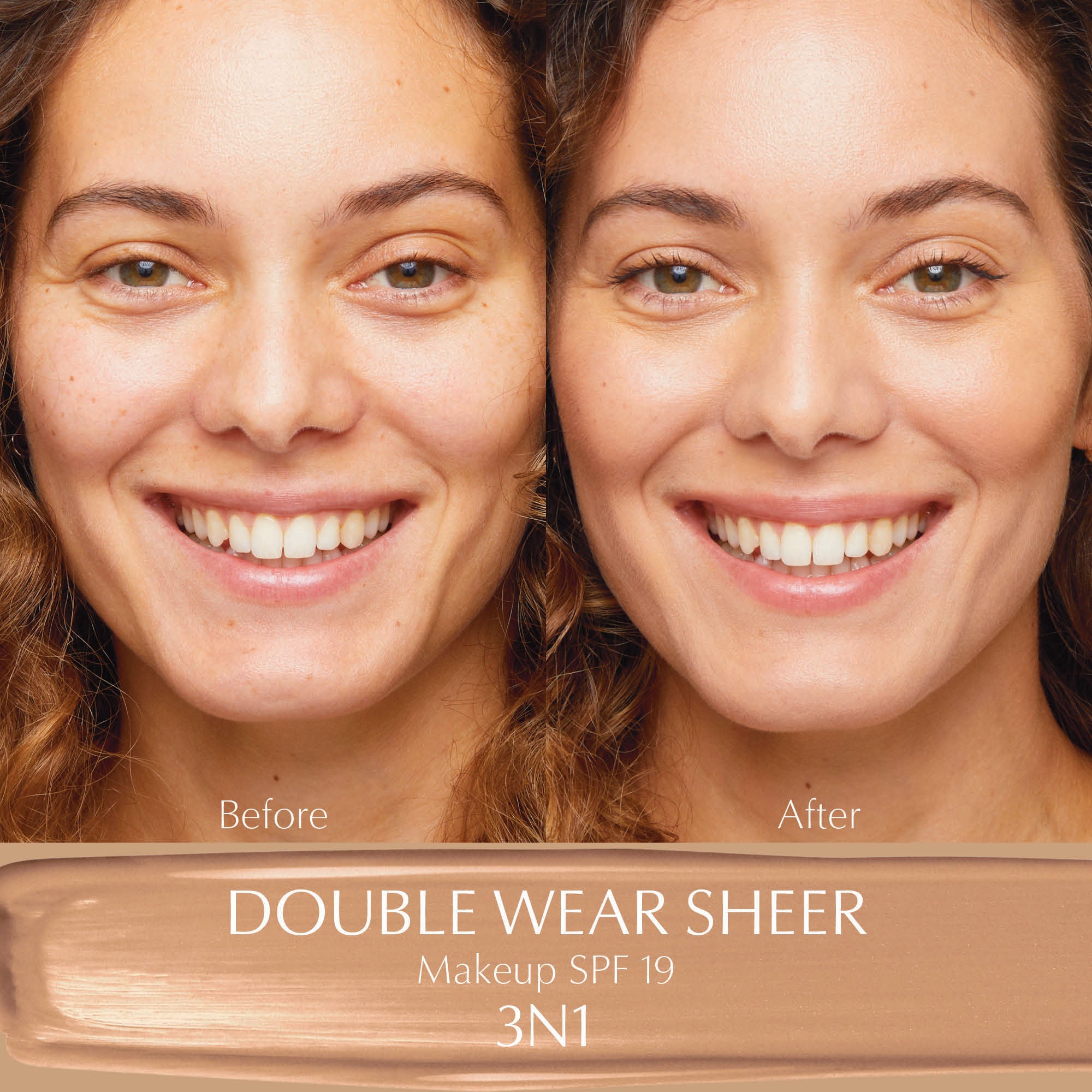 Estee Lauder Double Wear Sheer Long Wear Foundation - Oil-Free, 24-Hour Wear, Natural Matte Finish for Flawless Coverage | Perfect for Everyday Makeup, Special Occasions & Professional Use
