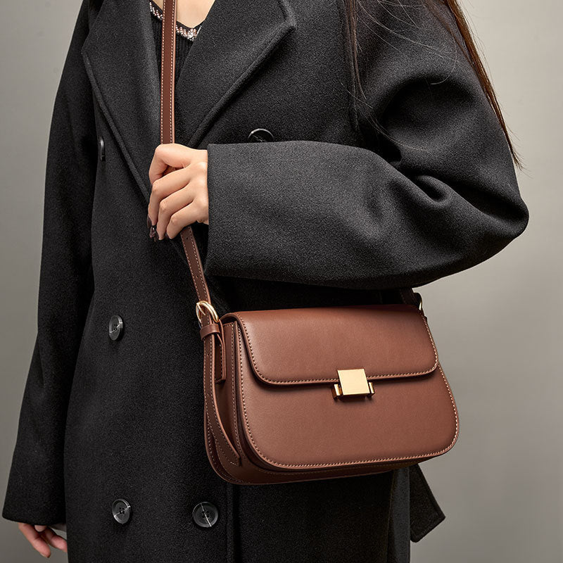 Genuine Leather Tote Bag for Women - Stylish Underarm & Shoulder Crossbody Handbag - Perfect for Work, Travel & Everyday Use