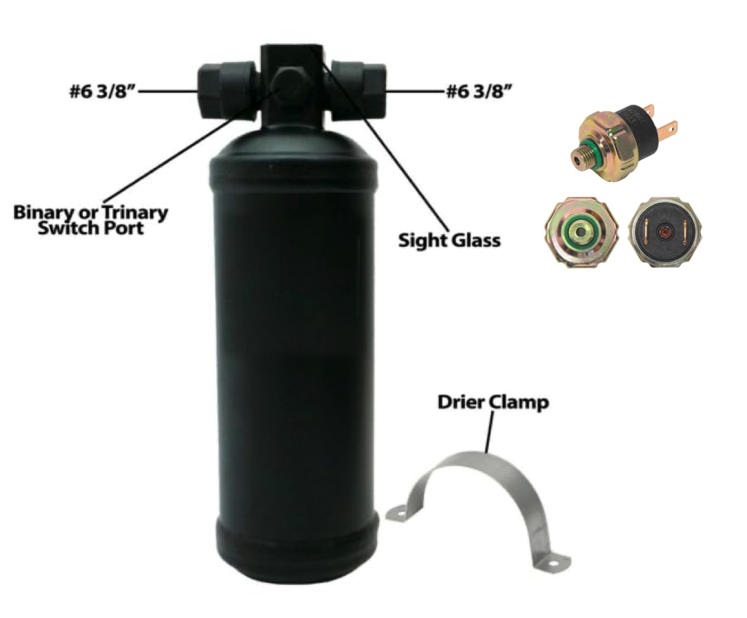 Universal A/C Hose Fitting Kit for Car & Truck - Compatible with Most Vehicles - Perfect for AC System Repairs & Maintenance