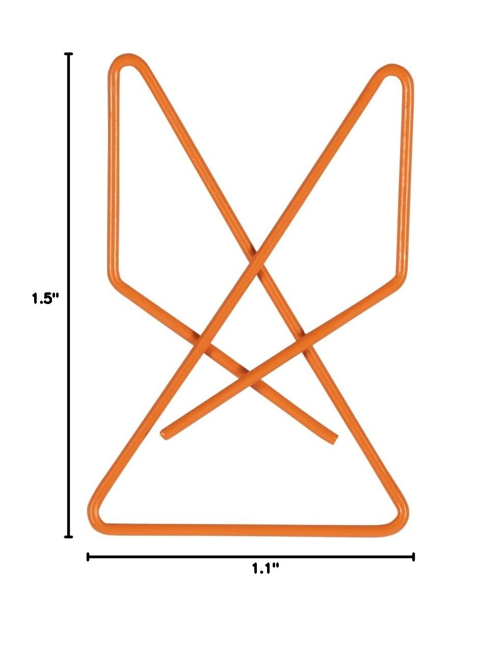 Colorful Butterfly Paper Clips - Orange Stationery Clamps - 15 Pack for Office, School & Crafting Supplies - Perfect for Organizing Documents, Notes & DIY Projects