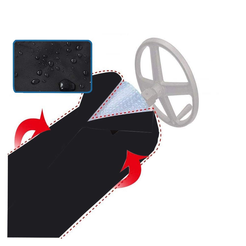 24ft Solar Pool Cover Reel for Inground Swimming Pools - Heavy Duty Winter Protective Blanket with UV Protection (Black) | Extends Swimming Season & Reduces Heat Loss