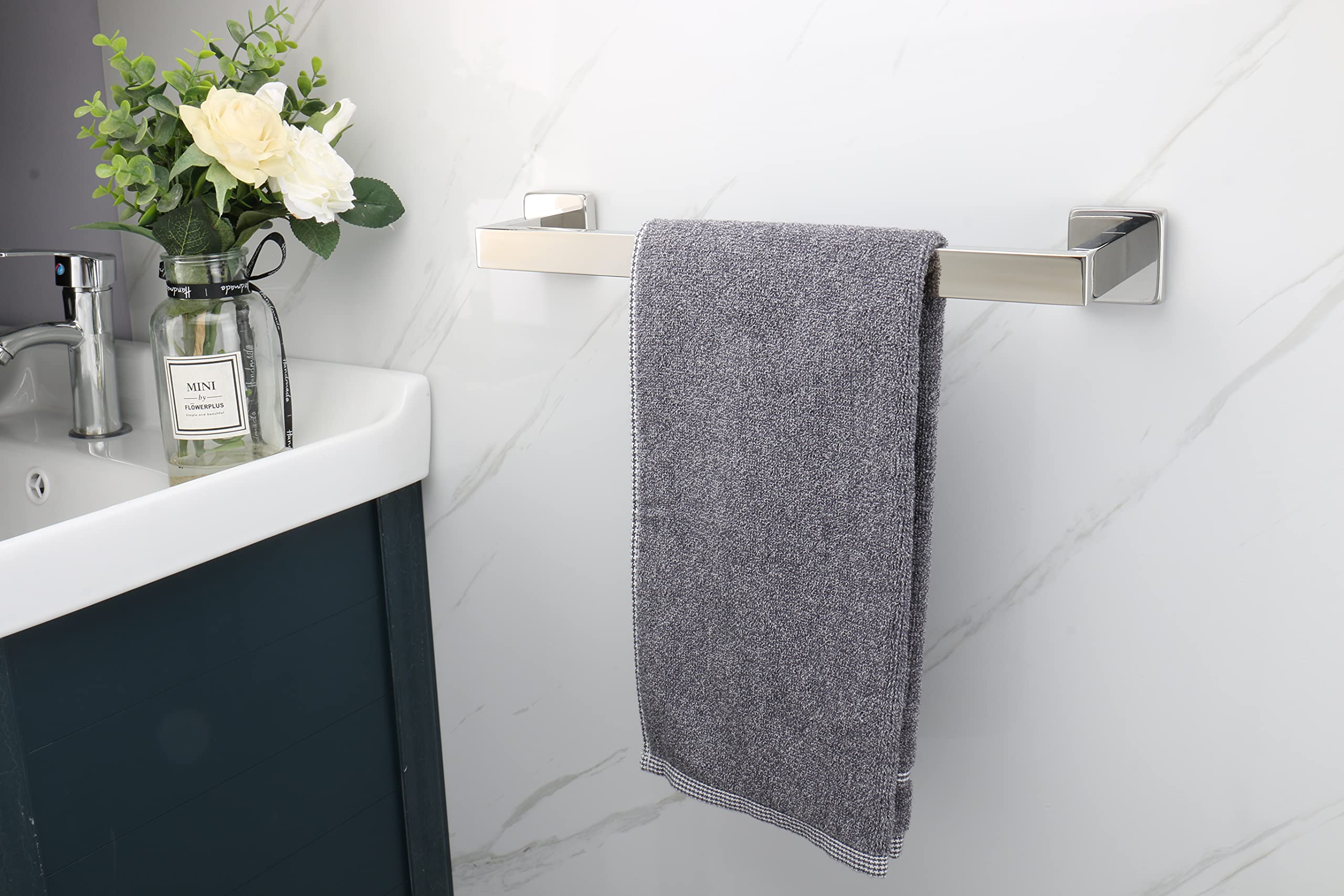 TocTen Heavy Duty Stainless Steel Towel Rack - 16