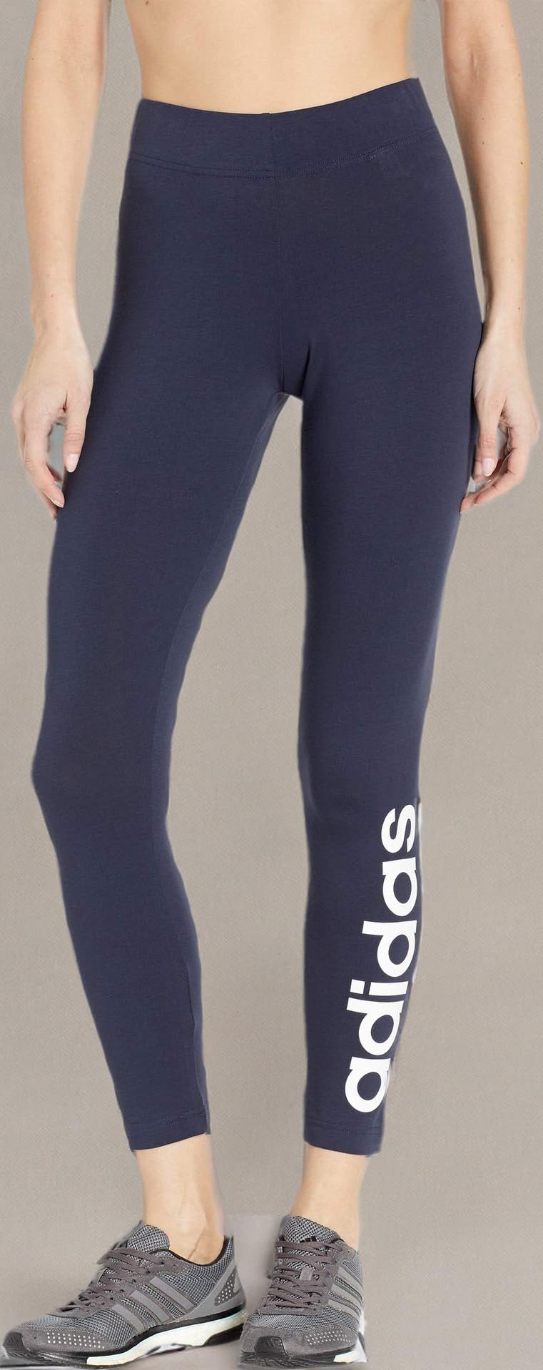adidas Women's Essentials Linear Tights - High Waist Yoga Pants for Running, Workout & Gym - Comfortable Stretchy Athletic Leggings for Women