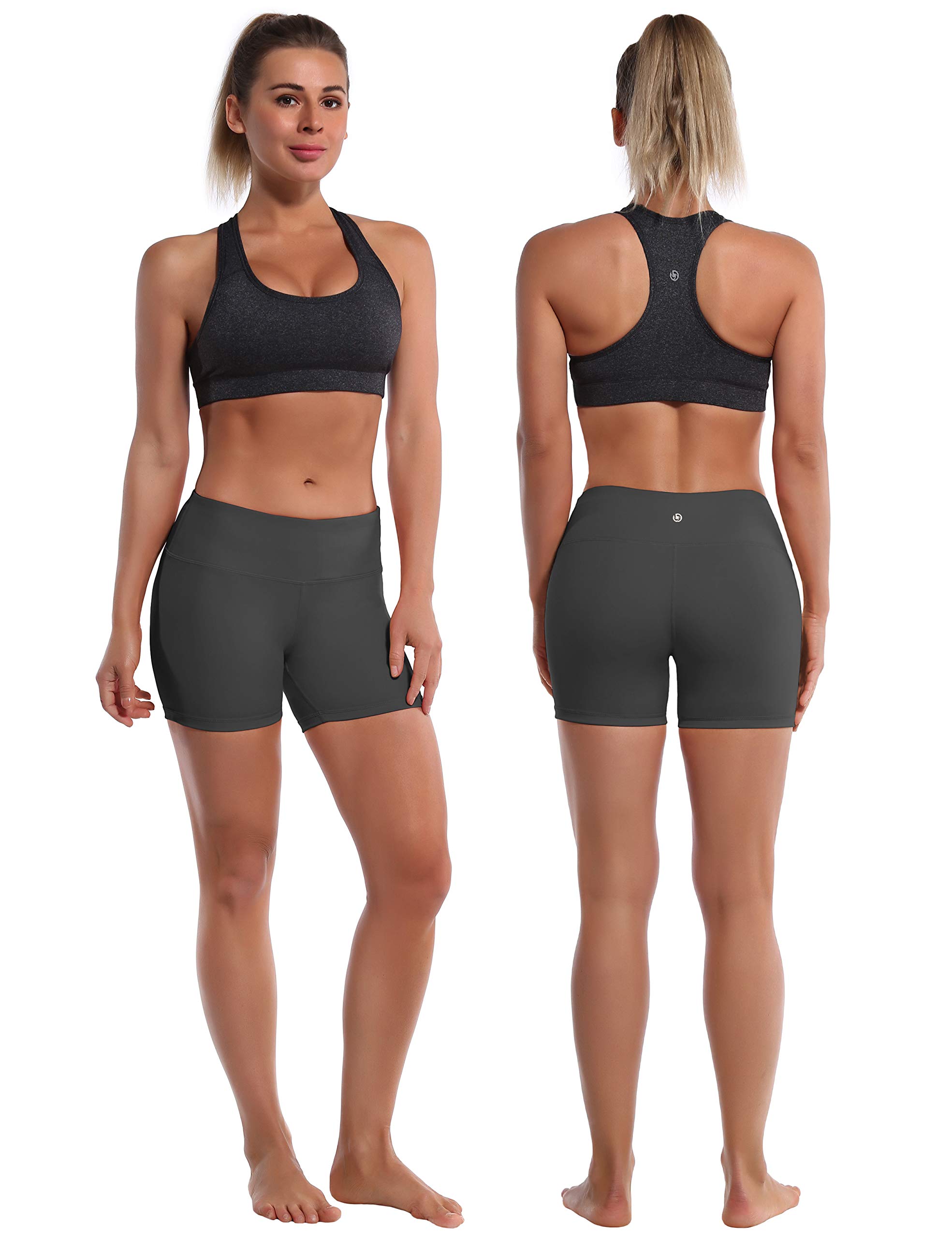 BUBBLELIME Women's High Waist Yoga Shorts with Tummy Control - 2.5