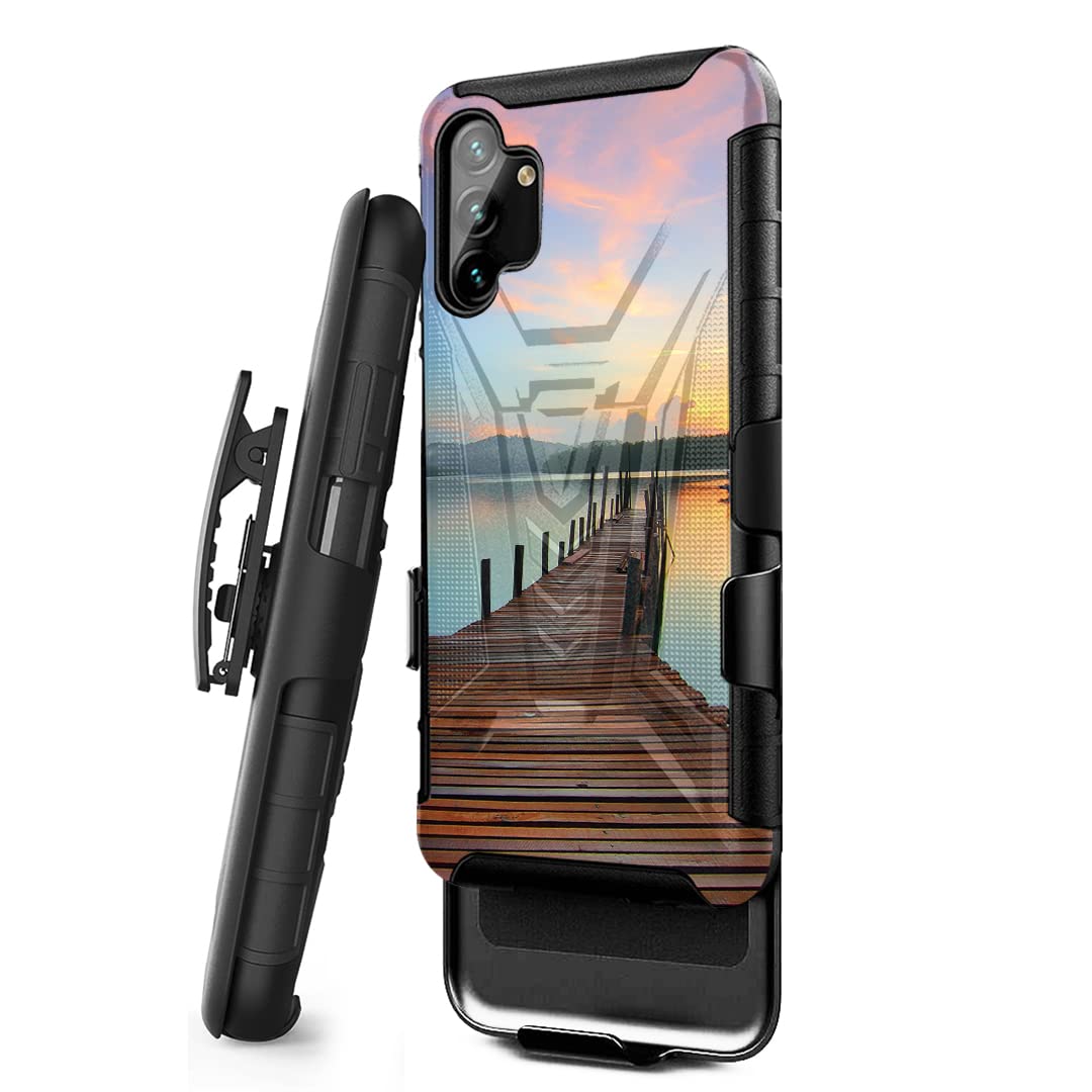 Shockproof Rugged Case for Samsung Galaxy A13 5G - Heavy Duty with Kickstand & Belt Clip (Perfect for Outdoor Activities)