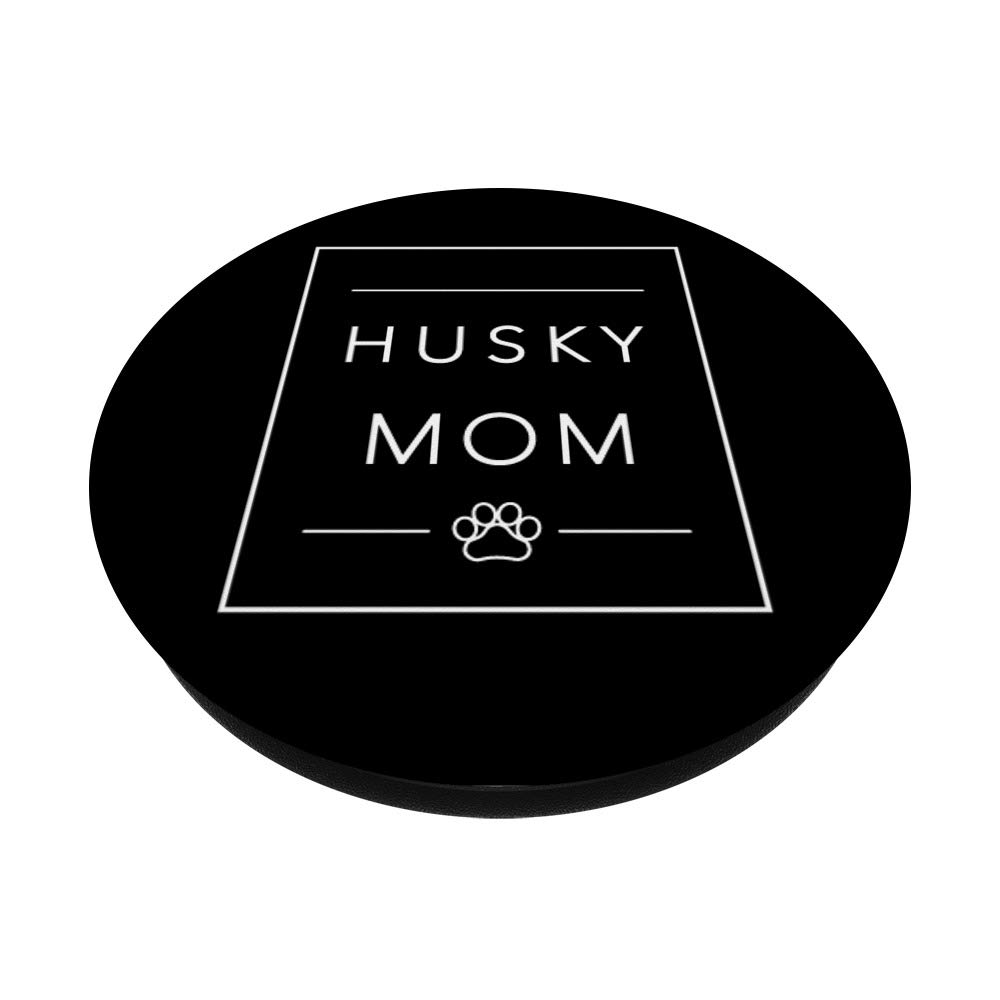 Stylish Siberian Husky PopSocket for Dog Lovers - Swappable PopGrip Phone Grip & Stand - Perfect Gift for Husky Moms & Minimalist Pet Owners - Great for Phones, Tablets & Daily Use