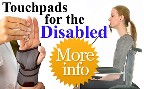 Hands Free Touchpad for Computer Control - Swipe with Chin, Assistive Device for Disabled (ETP001HFT) - Ideal for Mobility-Impaired Users & Hands-Free Computing
