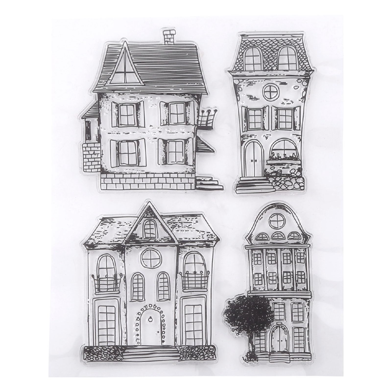Handmade Silicone Rubber Stamps for Card Making - DIY Embossing Seals & Clear Stickers for Greeting Cards, Scrapbooking, Journals & Home Decor - Perfect for Crafting, DIY Projects & Gift Wrapping