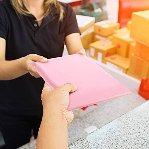 6x9 Poly Mailer Envelope Shipping Bags - Waterproof & Tear-Resistant Mailing Pouches for Ecommerce | Sakura Pink | Perfect for Clothing, Jewelry & Small Business Shipments