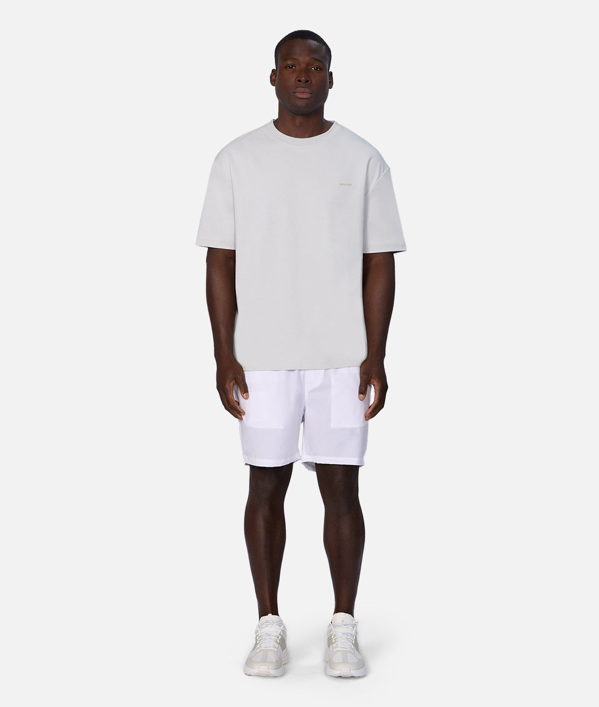 Premium Newport Tee - Soft Cotton Short Sleeve T-Shirt for Men in Silver Blue | Casual Wear, Summer Outfits & Everyday Comfort