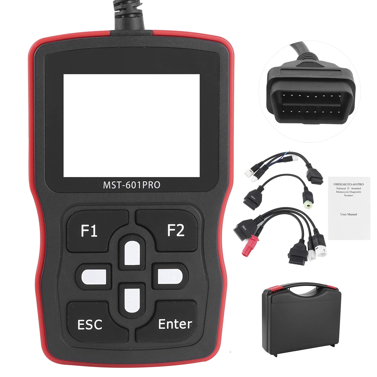 Yctze OBD2 Diagnostic Scanner Tool - Motorcycle Code Reader for Suzuki, CBR & More | Automotive Diagnostic Replacement | Perfect for DIY Repairs & Professional Mechanics