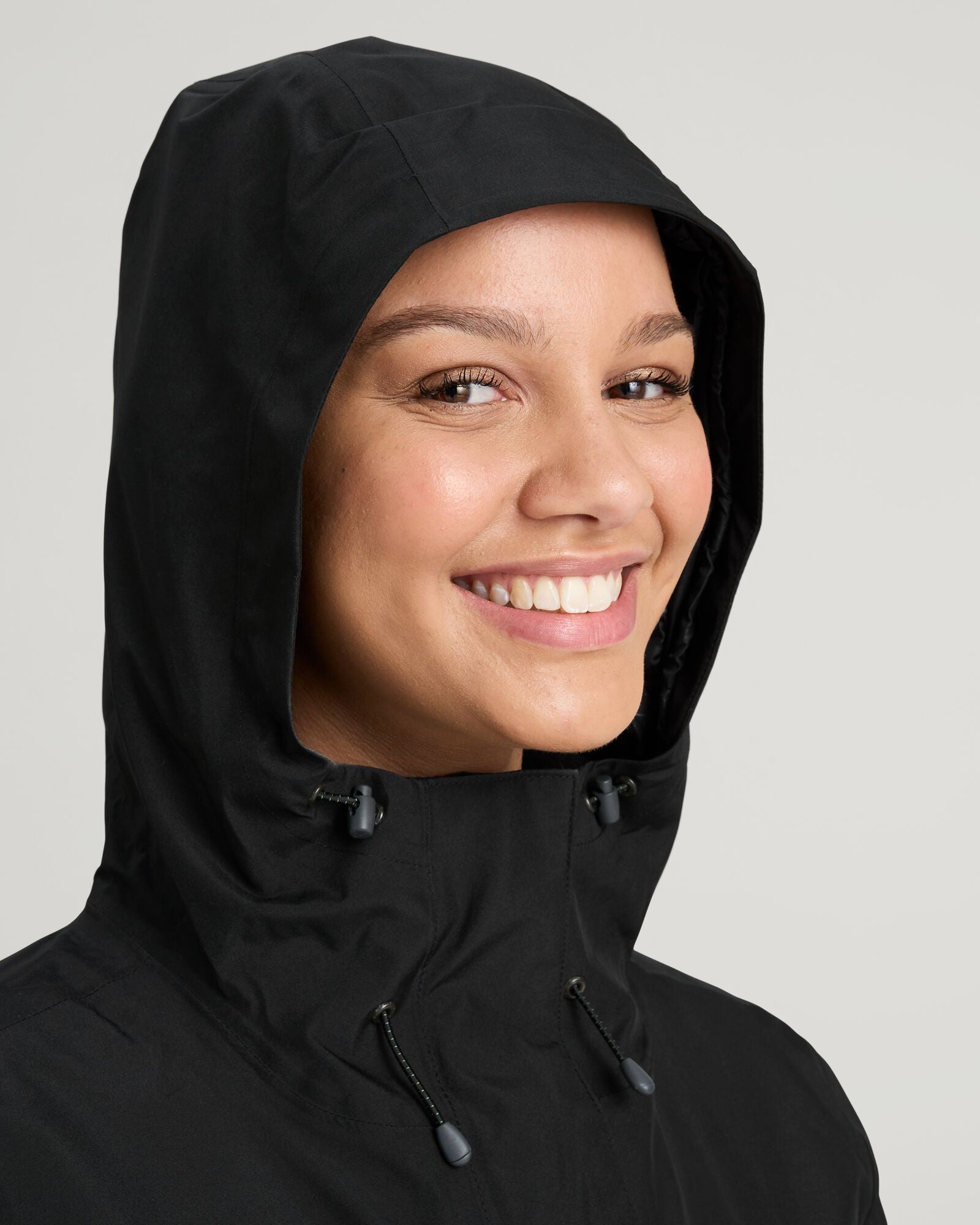 Women's Bealey GORE-TEX® Waterproof Rain Jacket - Black | Lightweight Windproof Outdoor Coat for Hiking, Camping & Travel